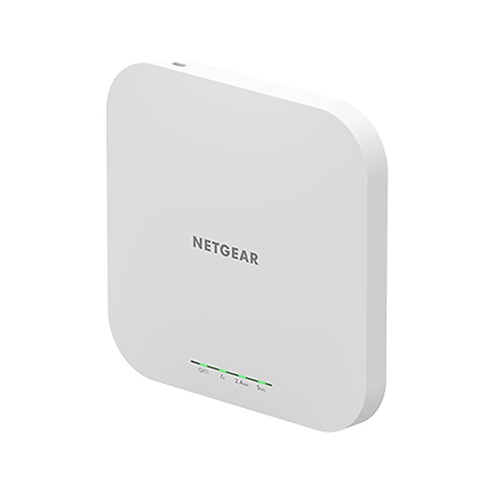 Netgear AX1800 Dual Band WiFi 5 Access Point, White (WAX610-100NAS