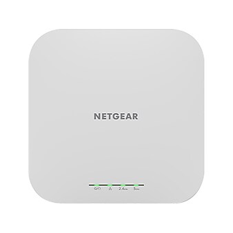 Netgear AX1800 Dual Band WiFi 5 Access Point, White (WAX610-100NAS)