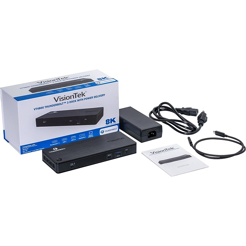 VisionTek VT4800 Dual Monitor Docking Station for Laptop (901292) image 1