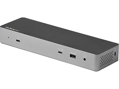 StarTech.com Thunderbolt 3 Dock w/USB-C Host Compatibility - Dual 4K 60Hz DP 1.4 or HDMI TB3/USB-C Docking Station - 1x 8K - 96W PD/5xUSB