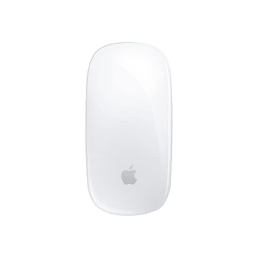 Apple Magic Wireless Bluetooth Mouse, White/Silver (MK2E3AM/A