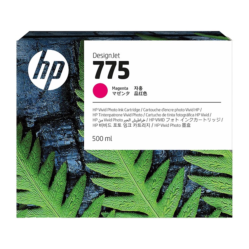 HP 775 Magenta Standard Yield Ink Cartridge (1XB18A) image 1