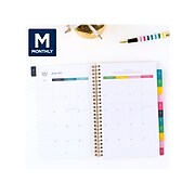 2022-2023 AT-A-GLANCE Simplified by Emily Ley 5.5" x 8.5" Academic Weekly & Monthly Planner, Happy Stripe (EL80-200A-23)