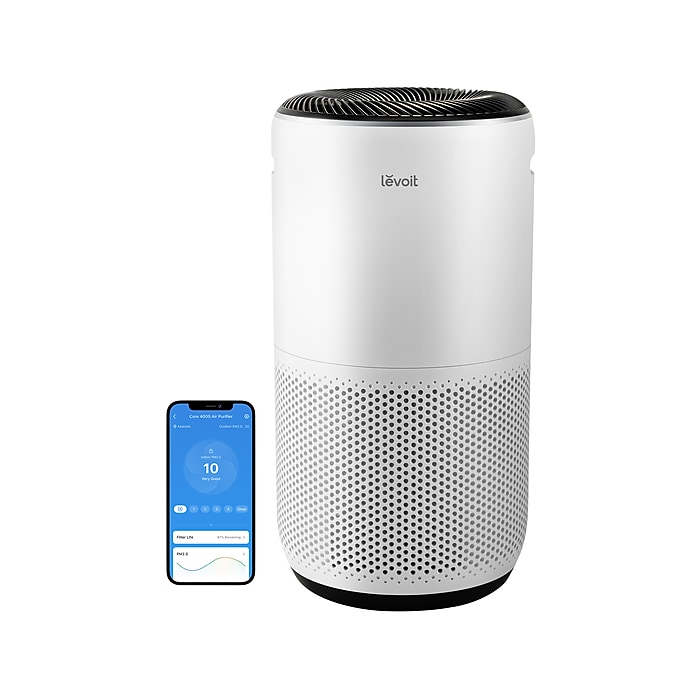 Levoit PlasmaPro 400S-P Smart Activated Carbon Tower Air Purifier