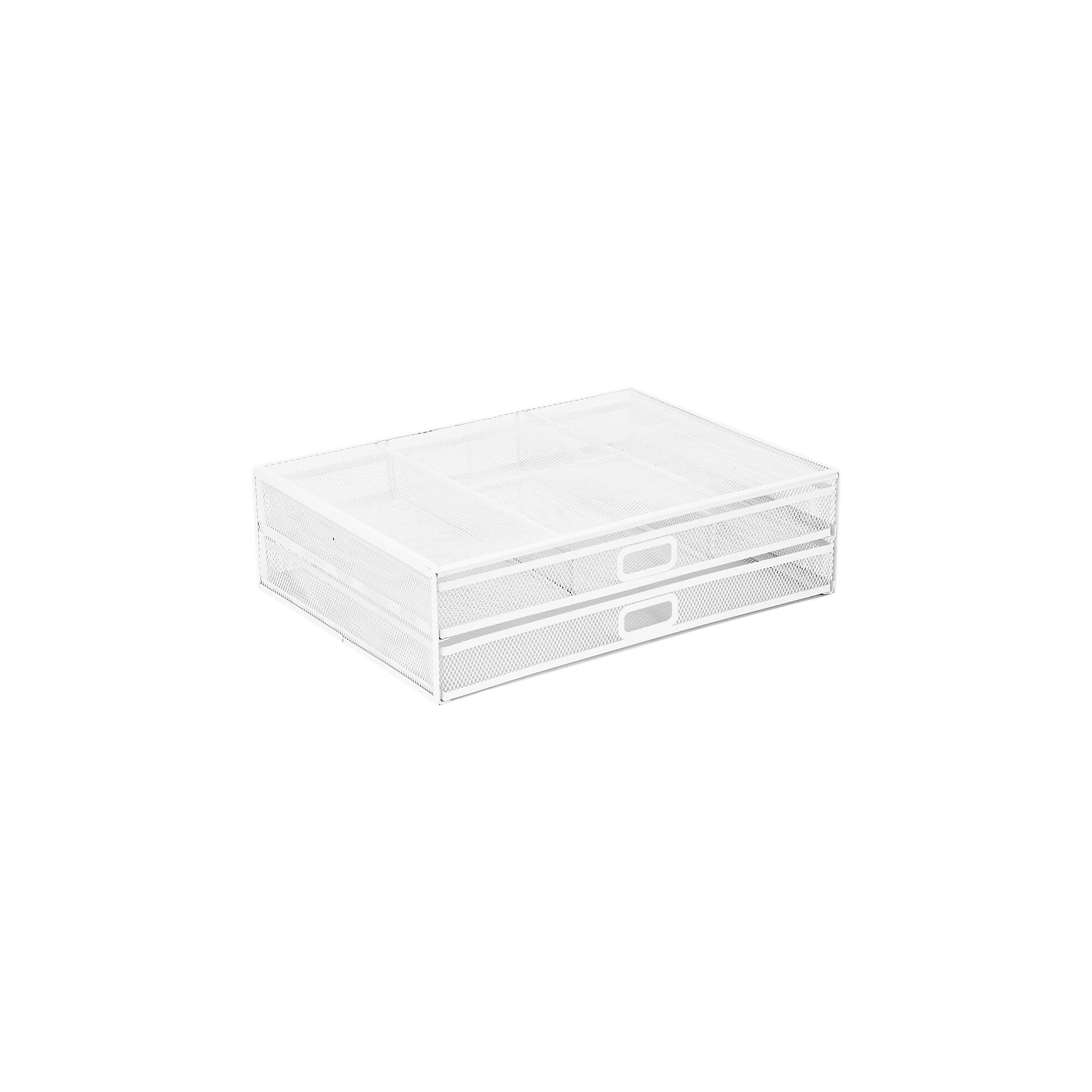 Mount-It! Riser with Storage, Up to 32″ Monitor, White (MI-7365W) Sansujyuku sansujyuku.com