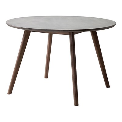Zuo Elite Dining Table Cement & Natural