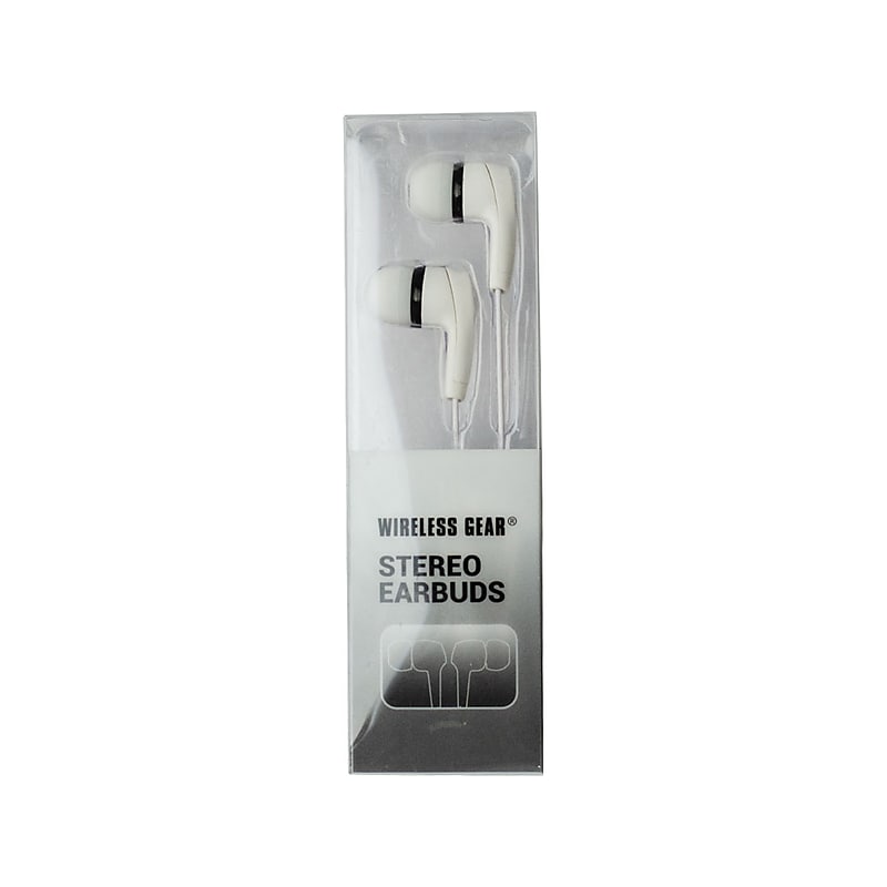 ESI Wireless Gear Earbud Headphones, White/Black (G0691) image 1