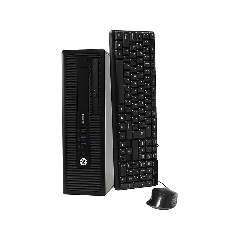 HP EliteDesk 800 G1 Refurbished Desktop Computer, Intel Core i5-4570, 16GB Memory, 120GB SSD image 1