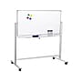 Excello Global Products Dry-Erase Mobile Whiteboard, Aluminum Frame, 48" x 32" (EGP-HD-0066)~#|#~sp146382868_sc7