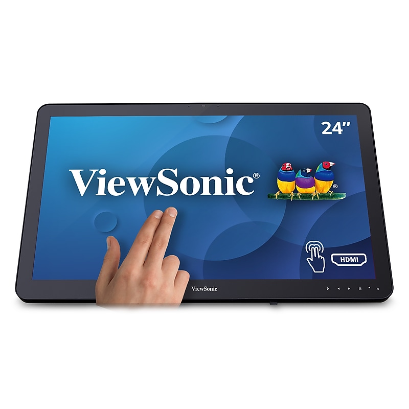ViewSonic 24" 60Hz LCD Monitor, Black (TD2430) image 1