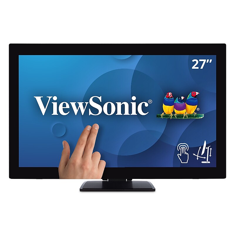 ViewSonic 27" 60Hz LED Monitor, Black (TD2760) image 1