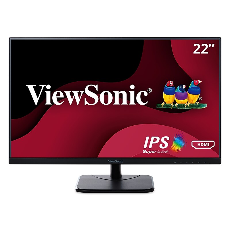 ViewSonic 22" 75Hz LED Monitor, Black (VA2256-MHD) image 1
