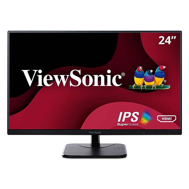ViewSonic 24" 100Hz LED Monitor, Black (VA2456-MHD) image 1