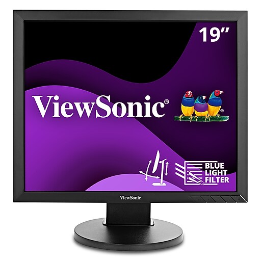 ViewSonic 19" 1024p IPS LED Monitor, Black (VG939Sm) Staples
