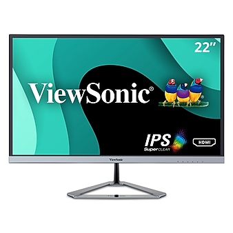 ViewSonic 22" 1080p IPS LED Monitor, Black/Silver (VX2276-smhd)