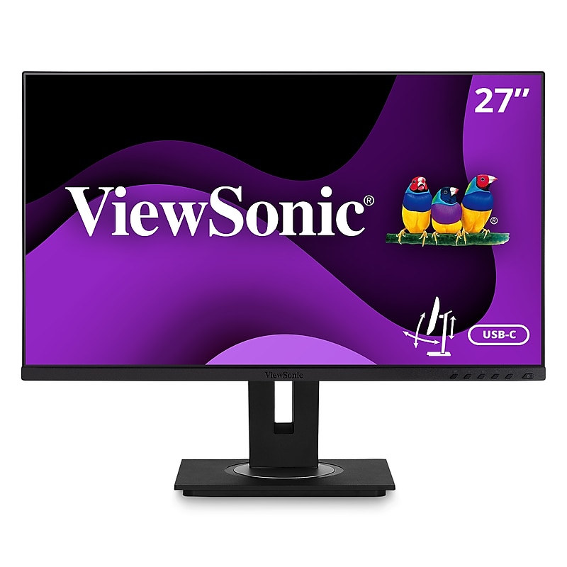 ViewSonic Ergonomic 27" 60Hz LCD Monitor, Black (VG2755) image 1