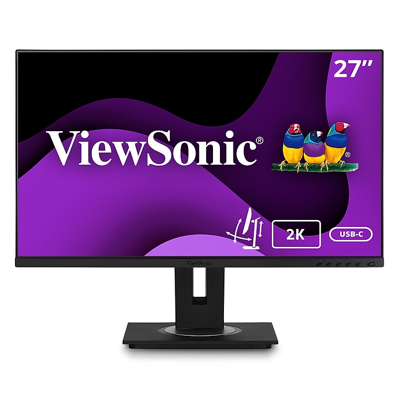 ViewSonic Ergonomic 27" 60Hz LCD Monitor, Black (VG2755-2K) image 1