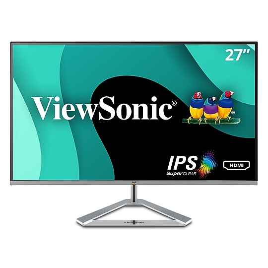 ViewSonic 27" 100Hz LED Monitor, Black/Silver (VX2776-SMHD)~#|#~sp146468030_sc7