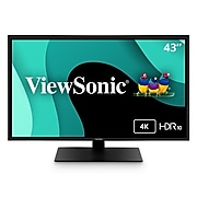 ViewSonic 43" 4K Ultra HD LED Monitor, Black (VX4381-4K)