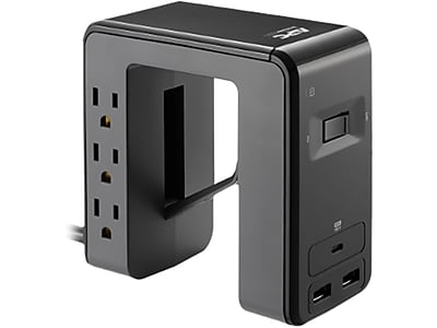 APC SurgeArrest Essential 6-Outlet 1-USB Port Surge Protector, 6′, Black (PE6U21) Sansujyuku sansujyuku.com
