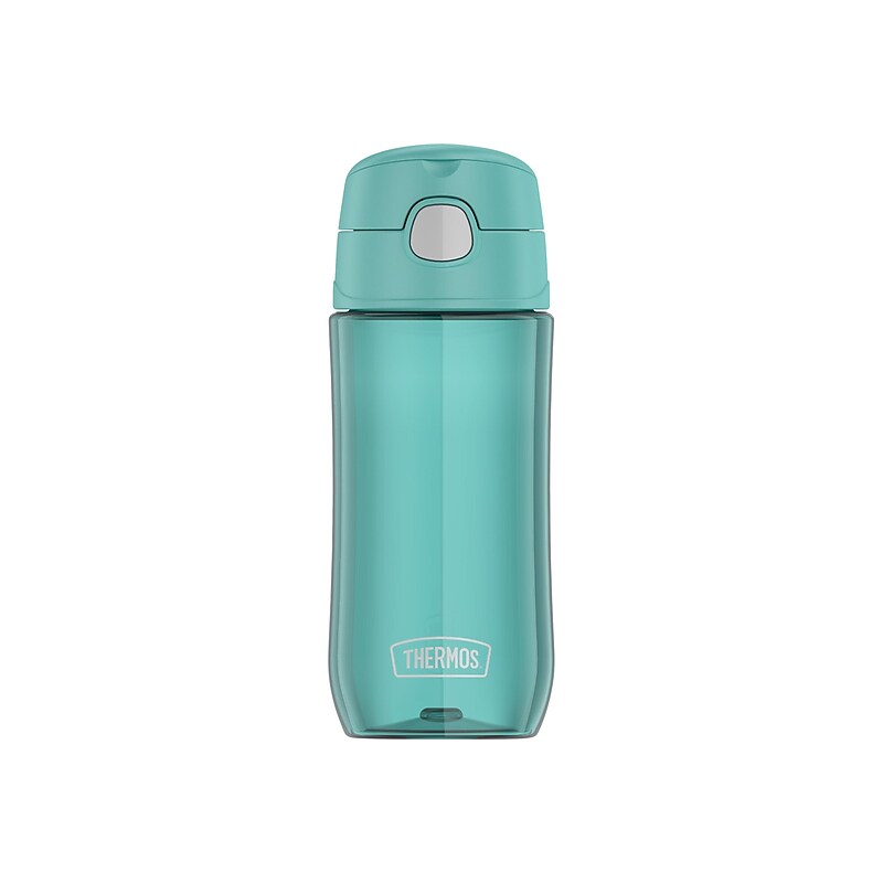 Thermos FUNtainer Plastic Water Bottle, 16 oz., Aqua (GP4040AQ6) image 1