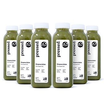 Pressed Juicery Green Juice, 6 Pack