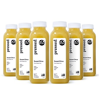 Pressed Juicery Sweet Citrus, 6 Pack