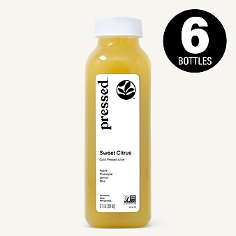 Pressed Juicery Sweet Citrus, 6 Pack