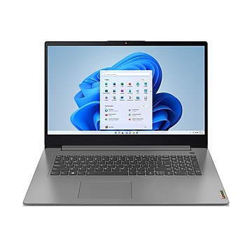 Lenovo Ideapad 3i 17" Laptop, Intel i5-1135G7, 8GB Memory (4GB Onboard + 4GB DIMM), 256 SSD, Windows 11 Home (82H900E0US)