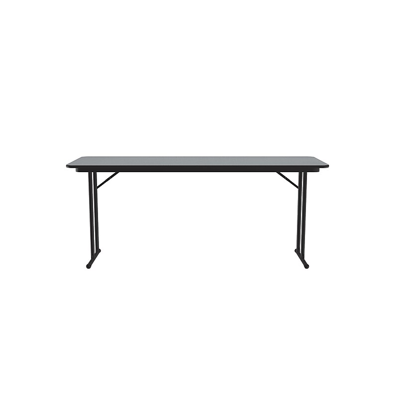 Correll Folding Table, 60" x 24", Gray Granite/Dove Gray (ST2460TF-15) image 1
