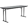 Correll Folding Table, 60" x 24", Gray Granite/Dove Gray (ST2460TF-15)~#|#~sp147041341_sc7