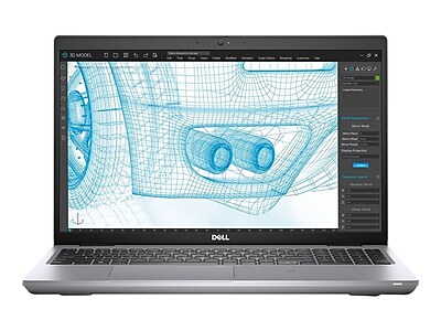Dell Precision 3561 15.6u0022 FHD Laptop, Intel Core i7-11850H, 16GB RAM, 512GB SSD, Windows 10 Pro, Titan Gray
