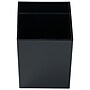 JAM PAPER 2 Compartment Plastic Pen Holder, Black (341BL)~#|#~sp147384387_sc7