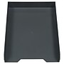 JAM Paper Stackable Front Loading Letter Tray, Letter Size, Gray Plastic, 2/Pack (344GYA)~#|#~sp147384457_sc7