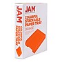 JAM Paper Stackable Front Loading Letter Tray, Letter Size, Orange Plastic, 2/Pack (344ORA)~#|#~sp147384519_sc7