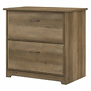 Bush Furniture Cabot 2-Drawer Lateral File Cabinet, Letter/Legal, Reclaimed Pine, 31" (WC31580-03)