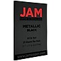 JAM PAPER Metallic  Colored Paper, 32 lb., 8.5" x 11", Black Stardream, 25 Sheets/Pack (1834385)~#|#~sp147386251_sc7