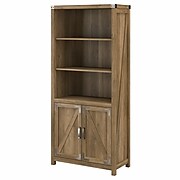 kathy ireland® Home by Bush Furniture Cottage Grove 5-Shelf 72"H Bookcase, Reclaimed Pine (CGB132RCP-03)