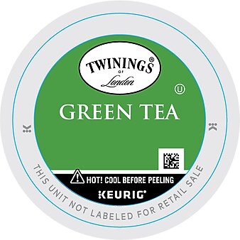 Twinings of London Green Tea, Keurig K-Cup Pods, 24/Box (TNA85788)
