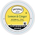 Twinings of London Lemon & Ginger Herbal Tea, Keurig® K-Cup® Pods, 24/Box (TNA89556)