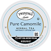 Twinings of London Pure Camomile Herbal Tea, Keurig K-Cup Pods, 24/Box (F08761)