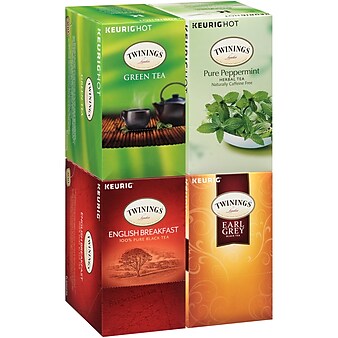 Twinings of London Variety Pack Assorted Teas, Keurig® K-Cup® Pods, 96/Carton (TNA54192)
