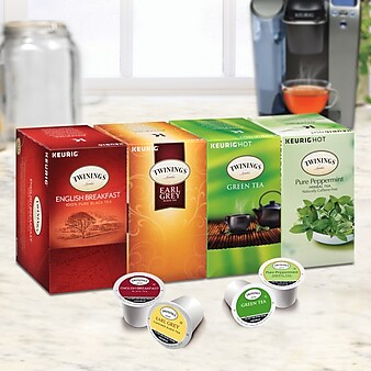 Twinings of London Variety Pack Assorted Teas, Keurig® K-Cup® Pods, 96/Carton (TNA54192)