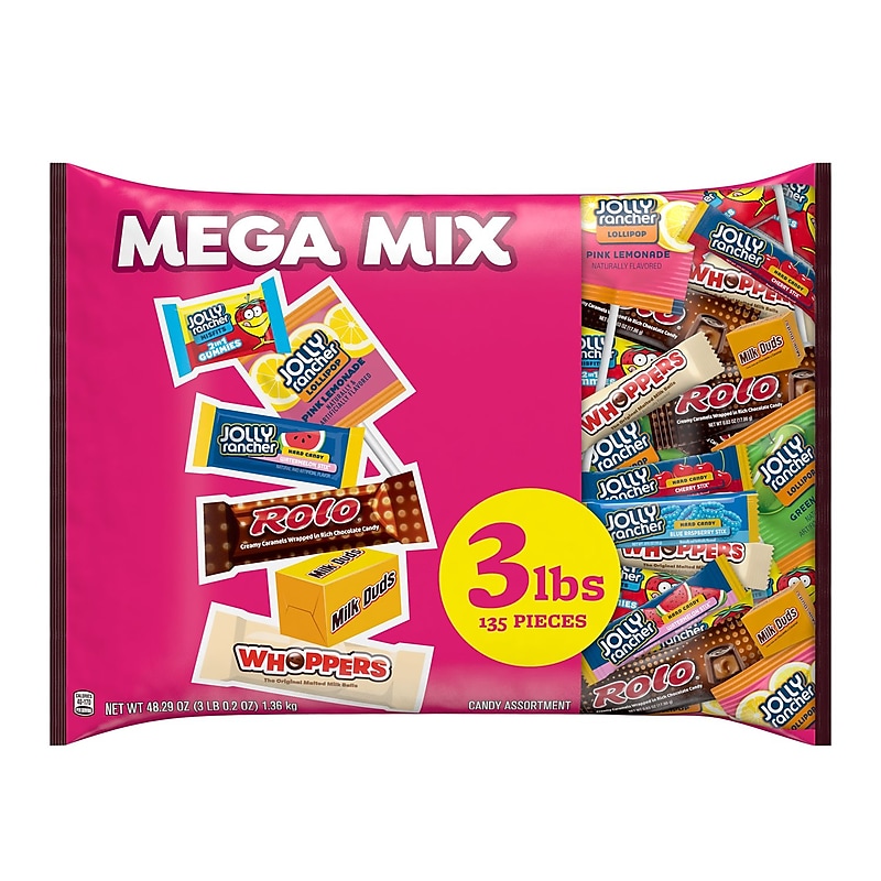 Hershey's Mega Mix Chocolate and Candy Variety Bag, 48.29 oz., 135 Pieces (HEC93958) image 1