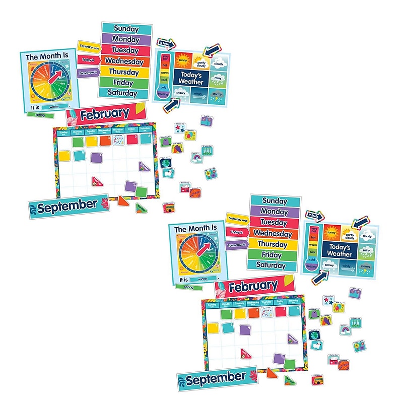 Carson Dellosa Education One World Calendar Bulletin Board Set, 2 Sets (CD-110486-2) image 1