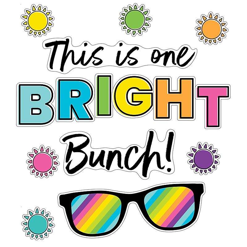 Carson Dellosa Education Kind Vibes This Is One Bright Bunch Bulletin Board Set (110525) image 1