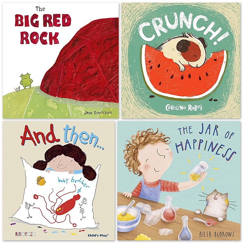 Child's Play Books Sharing, Caring and Friendship Soft Cover Boxed Set, 4/Set (CPYCPSCF) image 1