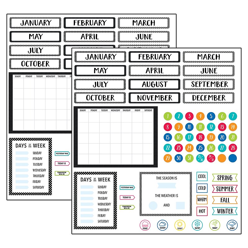 Creative Teaching Press Farm Friends Core Decor Calendar Set, 2 Sets (CTP10168-2) image 1
