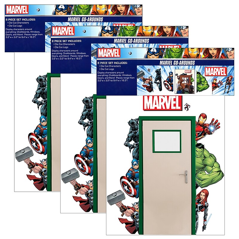 Eureka® Marvel Go-Arounds®, 8 Pieces Per Set, 3 Sets (EU-842661-3) image 1