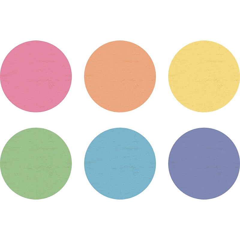 Teacher Created Resources® Spot On® Dry-Erase Desktop Writing Spots Painted Wood, 10-1/2", Assorted (TCR77538) image 1